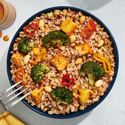 Peanut Tofu Bowl
